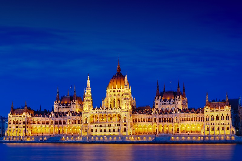 Budapešť, parlament