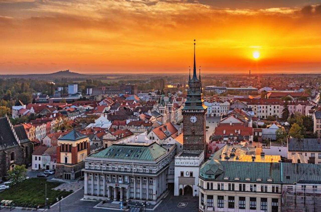 Pardubice - Zelená brána a centrum